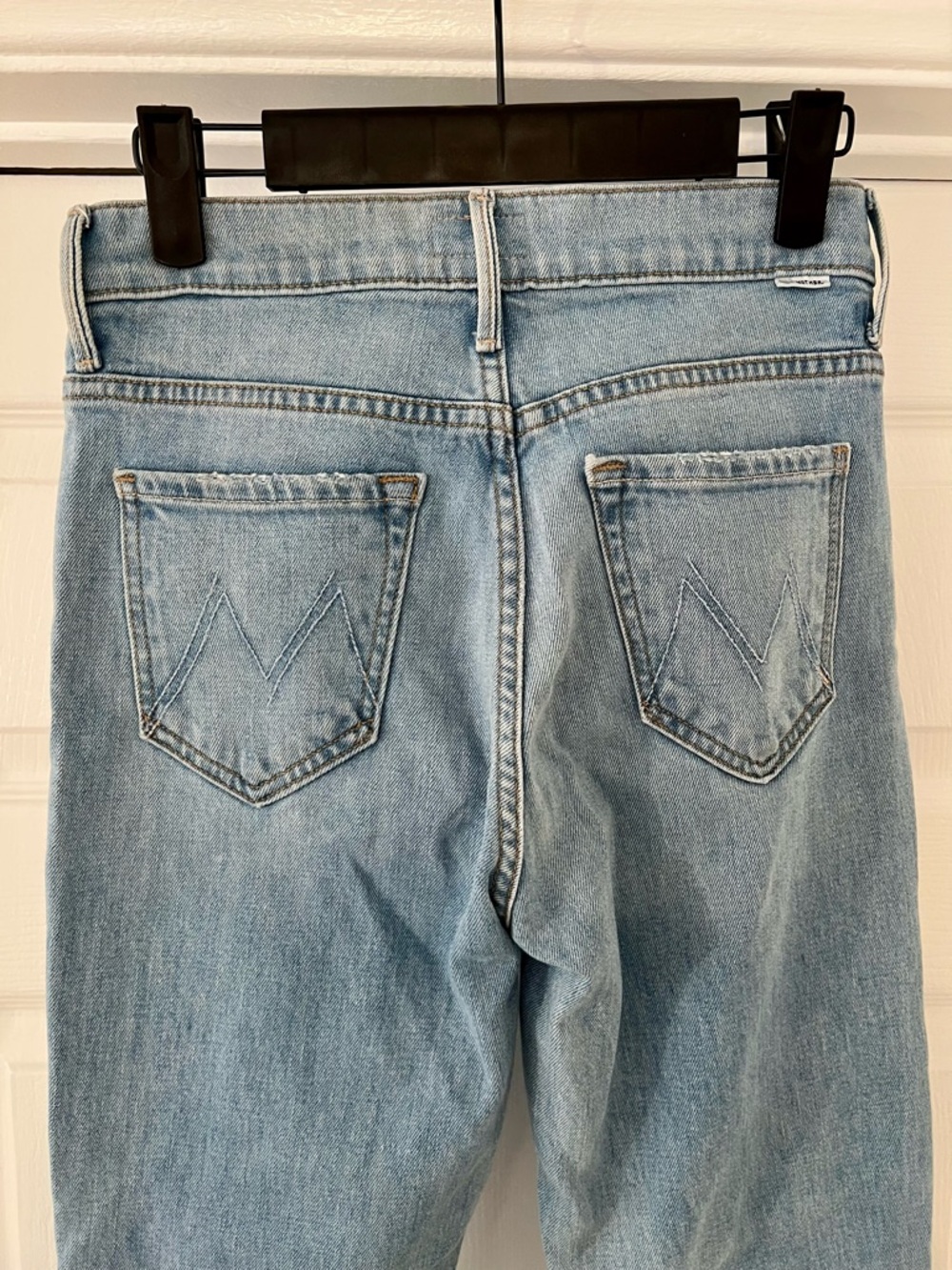 Mother Denim The Weekender Fray Women's Mid-Rise Flare Jeans 25 - Picture 10 of 16